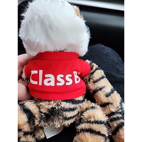 Class B Tiger Plush Striped Wild Cat Soft Doll Floppy Stuffed Animal Toy 15 inch - Picture 3 of 8